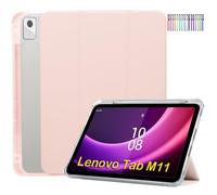 A-BEAUTY Funda para Lenovo Tab M11 11 Pulgadas + 1 Lápiz Capacitivo Rosa
