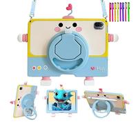 A-BEAUTY Funda para Niños Compatible con Xiaomi Pad 5 / Xiaomi Pad 5 Pro de 11 Pulgadas 2021 con Soporte Bolígrafo, Soporte 360° Giratorio, Correa de Hombro