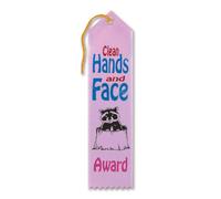 A Beistle Creation Cinta para Manos y Cara de Clean Hands Award de 2 Pulgadas x 8 Pulgadas