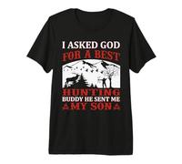 A Best Hunting Buddy He Sent Me My Son Hunter Life Camiseta Premium