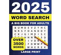 A Big 3500 Word Search 2025 | A Perfect Fun Exercise for Adults, Seniors & Teenagers | Challenge your Brain with Over 90 Puzzles