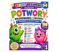 A Bilingual Polish and American English Workbook Featuring Friendly Monsters, Letters, Numbers, Counting, Tracing, Matching, Mazes, Emotions, Coloring ... Vol 2 Monster Activity Book: example