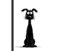 A black dog: Work Notebook, Funny Office Gift for Women, Coworker, Boss, Secret Santa Gag Gift (Blank Lined Journal)
