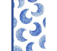 A blue little crescent moons: Work Notebook, Funny Office Gift for Women, Coworker, Boss, Secret Santa Gag Gift (Blank Lined Journal)