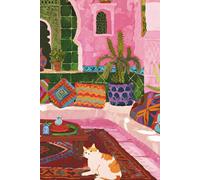 A Bohemian Journal with Moroccan Courtyard Escape: 120 Lined Pages for Creative Thoughts, Travel Musings, and Cozy Reflections