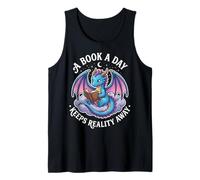 A Book A Day Keeps Reality Away Biblioteca Camiseta sin Mangas