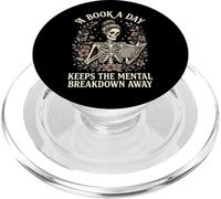 A Book A Day Keeps The Mental Breakdown Away Divertido PopSockets PopGrip para MagSafe