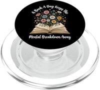 A Book A Day Keeps The Mental Breakdown Away Divertido PopSockets PopGrip para MagSafe