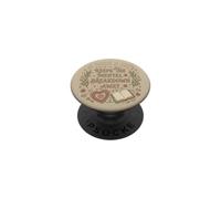 A Book A Day Keeps The Mental Breakdown Away Floral Bookish PopSockets PopGrip Adhesivo