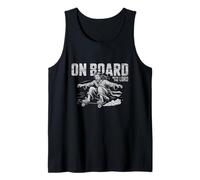 A Bordo con un Lord Jesus Sport Skateboarding Skateboard Camiseta sin Mangas