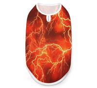 A Bright Lightning in The Dark Sky - Ropa estampada para mascotas, camisetas para mascotas, camisas geniales para cachorros pequeños, medianos y grandes, perros y gatos, talla S