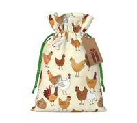A Brood Of Chickens - Bolsas de Navidad para regalo de Halloween, con cordón, para bodas, fiestas