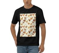 A Brood of Chickens - Camiseta para hombre, Negro, M