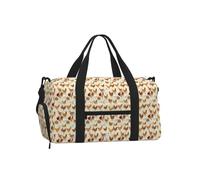 A Brood of Chickens - Equipaje deportivo unisex con estampado de cría de pollos, bolsa cruzada para viajes, fin de semana y actividades al aire