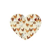 A Brood Of Chickens Printing - Ambientador para coche, 10 piezas, hojas aromáticas, accesorios para colgar en el coche con cuerdas para decoración