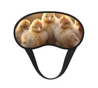 A Brood of Chickens1 - Antifaz para dormir en avión, de poliéster, para el hogar y viajes