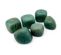 A BUENOS PRECIOS - Amazonita piedra natural pulida calidad AAA - Pack 4 unidades - Cristales naturales y piedras preciosas - Reiki curación de chakras - Piedras curativas sanación (Amazonita)