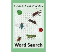 A Bug Word Search: An easy to read word search all about insects, their habitats and more | 6x9 inches, 110 pages | 50+ puzzles...perfect for anyone ... free activities, homeschool and vacations