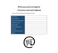 A business and work logbook: Serve as detailed records of activities, tasks, and events related to business operations or individual work performance.