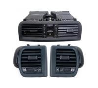 A/C Aire Tablero Compatible Con Skoda Para Fabia 2 Para Mk2 Para Roomster 2007 2008 2009 2010 Salida Ventilación Negra El Centro Tablero Instrumentos 5J0819701 5J0819702(1 Set)