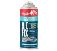 A/C FIX Recambio Gas R1234yf - Kit Recarga Aire Acondicionado Coche 1x235 g - Sustituto del refrigerante R1234yf - Botella refrigerante Coche - Gas Aire Acondicionado Coche - Eco