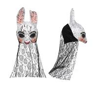 A&C Hero The Huntress Mask Cosplay Bunny Rabbit Mask Props for Women Girls