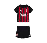A.C. Milan Babykit - Juego de Camiseta y Pantalones Cortos de fútbol, Producto Oficial, recién Nacido, 18 Meses