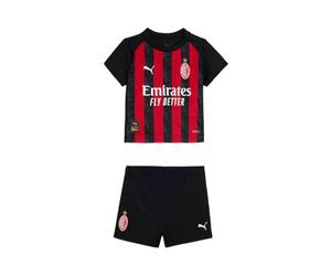 A.C. Milan Babykit - Juego de Camiseta y Pantalones Cortos de fútbol, Temporada 2025/2026, Producto Oficial, recién Nacido, 6 Meses