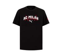 A.C. Milan Camiseta Producto Oficial Niñas y Niñas, Negro, 8 años
