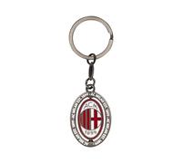 A.C. Milan llavero con Doble Cara, Logo Oficial, Idea de Regalo, Producto Oficial