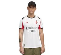 Puma - Camiseta oficial Ac Milan Segunda Equipación 2025-2026, Unisex, White, L