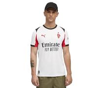 A.C. Milan Maglia Gara Away Temporada 2025/2026, Camiseta de fútbol, Producto Oficial, Color Blanco, S Unisex Adulto