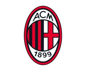 A.C. Milan Maglia Prematch Camiseta de competición prepartida, Temporada 2025/2026, Producto Oficial Unisex Adulto