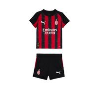 A.C. Milan Minikit de competición Home, Temporada 2025/2026, Juego de Camiseta y Pantalones Cortos de fútbol, Producto Oficial, niño, 5 años