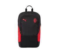 A.C. Milan Mochila de viaje, escuela u oficina, producto oficial con logotipo AC Milan, unisex, adulto, negro, 35 litros