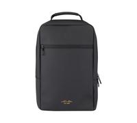 A.C. Milan - Mochila oficial de estilo elegante para la escuela o la oficina, Negro, talla única, Clásico