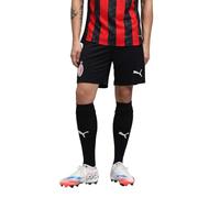 A.C. Milan - Pantalones Cortos de competición Home, Temporada 2025/2026, Pantalones Cortos de fútbol, Producto Oficial, Adulto, L