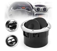 A/C Salida Ventilación Aire Para Dacia Para Duster Para Logan Para Sandero Para MK1 Para MK2 8200464605 687606360R Ventilación Aire Acondicionado Coche Plateada Ventilación Rejilla(1 x Sliver)