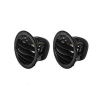 A/C Salida Ventilación Para Opel ADAM Para CORSA D MK3 Para Vauxhall 13417363 2201099 Negro/cromo A/C Cubierta Ventilación Aire Rejilla Salida Se Adapta Aire Acondicionado(2PCs Black)