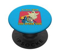 A Call from The Other Side (Divertido gráfico Retro Fantasma) PopSockets PopGrip Adhesivo