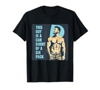 A Can Short of a Six Pack y Orgulloso de él Funny Idiom Camiseta