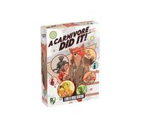 A Carnivore Did It! Juego de mesa - Juego de rompecabezas cooperativo de deducción lógica, 2000 casos para resolver, a partir de 8 años, 1 a 5 jugadores, 10 minutos de tiempo de juego