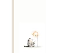 A cat reading a booka: Work Notebook, Funny Office Gift for Women, Coworker, Boss, Secret Santa Gag Gift (Blank Lined Journal)