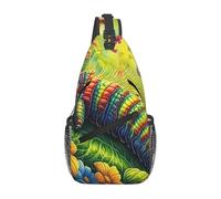 A Caterpillar In A Sunny Garden - Bolso bandolera de viaje para hombre, mochila de senderismo