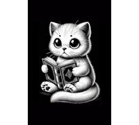 A Cat's Bookish Adventure: Reading Journal For the Love of Books, Planner Book to Track, Log and Review