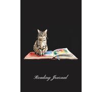 A Cat's Bookish Adventure: Reading Journal For the Love of Books, Planner Book to Track, Log and Review