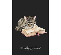 A Cat's Bookish Adventure: Reading Journal For the Love of Books, Planner Book to Track, Log and Review
