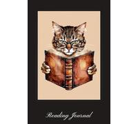 A Cat's Bookish Adventure: Reading Journal For the Love of Books, Planner Book to Track, Log and Review