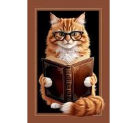 A Cat's Bookish Adventure: Reading Journal For the Love of Books, Planner Book to Track, Log and Review