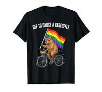A causar un alboroto, carpincho, Bandera Gay, Mes del Orgullo LGBTQ Camiseta